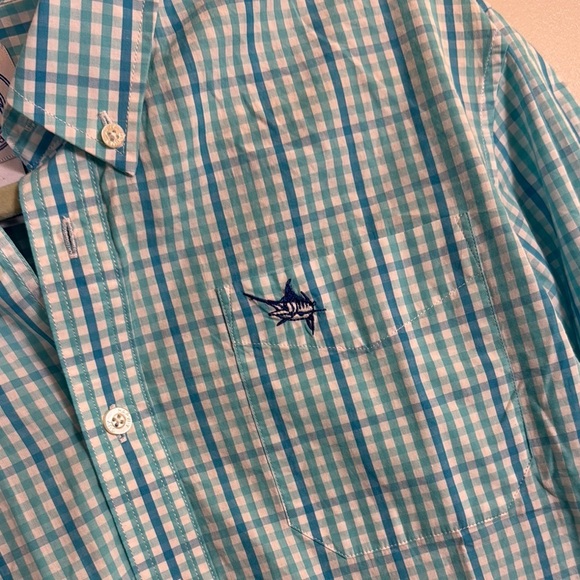 Guy Harvey Checkered Button Down Shirt - Picture 2 of 8